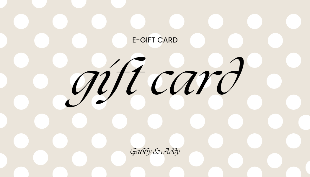 Tarjeta de regalo Gabby & Addy